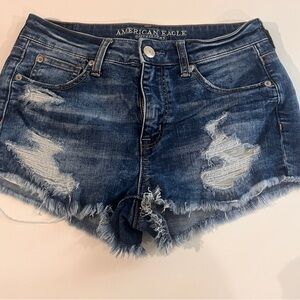 American Eagle Outfitters Women's Blue Denim Shorts